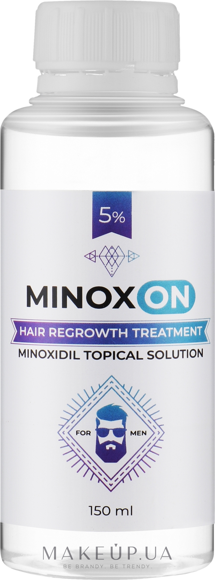 Лосьон для роста волос 5% - Minoxon Hair Regrowth Treatment Minoxidil Topical Solution 5% — фото 150ml