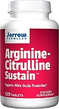 Харчові добавки "Аргінін і цитрулін" - Jarrow Formulas Arginine-Citrulline Sustain — фото N3