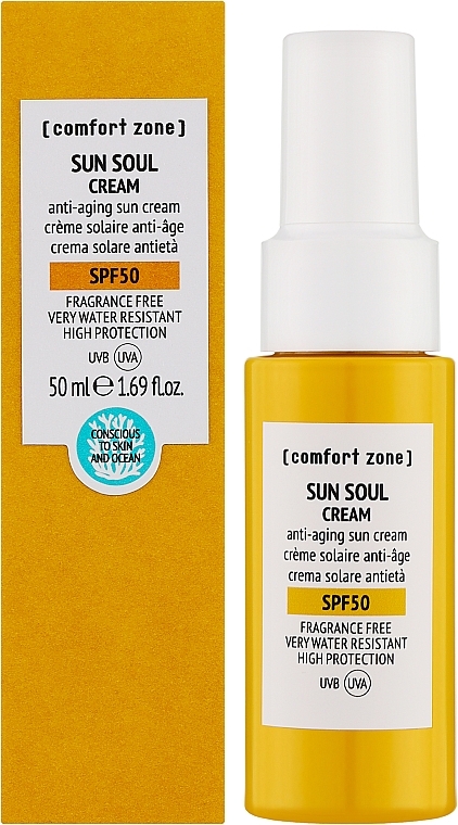 Сонцезахисний крем - Comfort Zone Sun Soul Cream SPF50 — фото N2