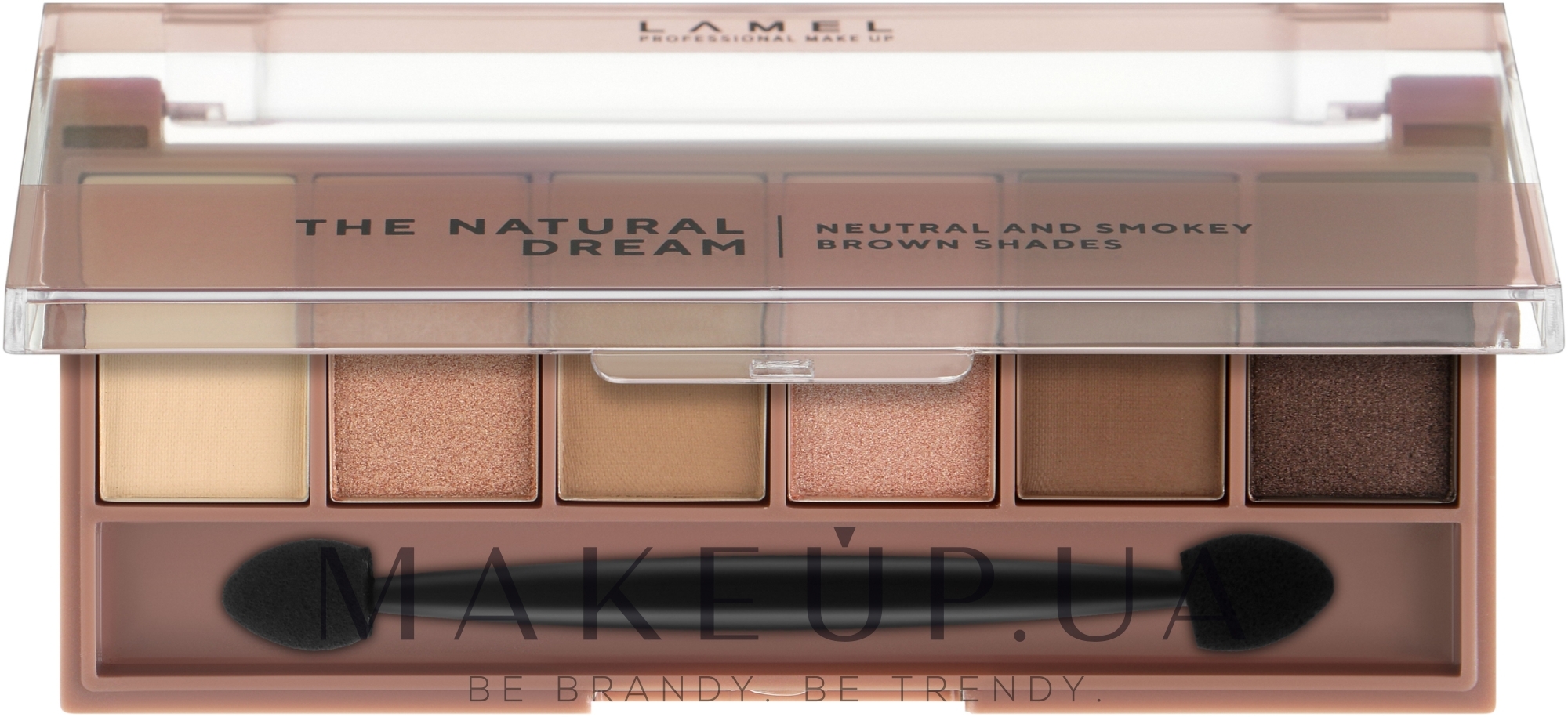 Палетка теней для век - LAMEL Make Up The Natural Dream Eyeshadow Palette — фото 403