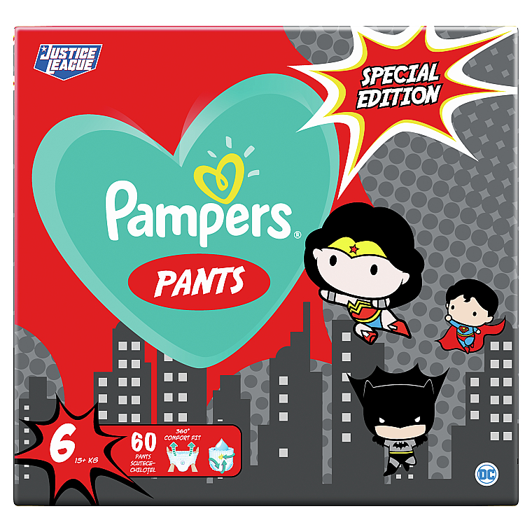 Подгузники-трусики Pants Special Edition, размер 6 (15кг + ), 60 шт - Pampers
