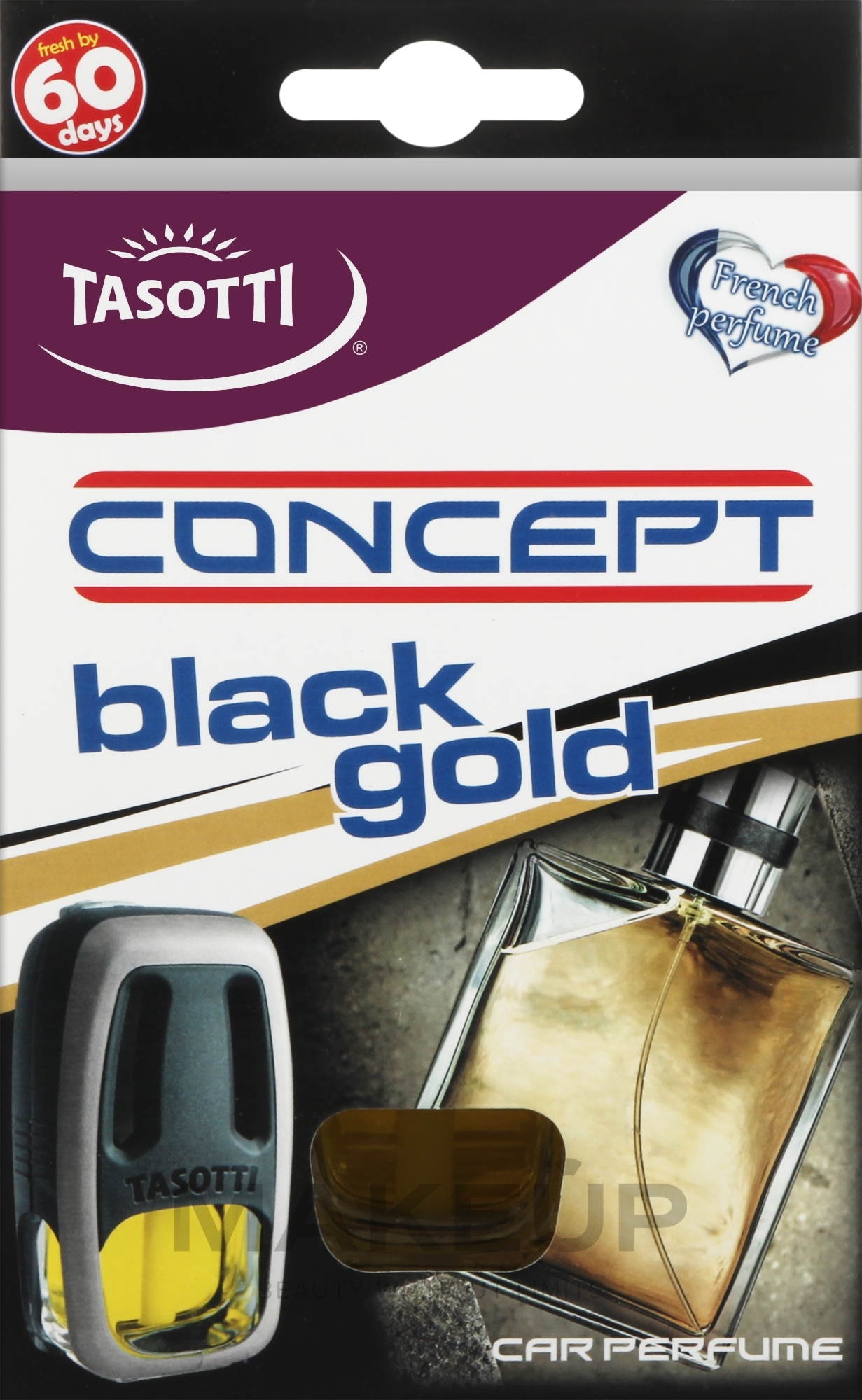 Автомобільний ароматизатор на дефлектор "Black Gold" - Tasotti Concept — фото 8ml