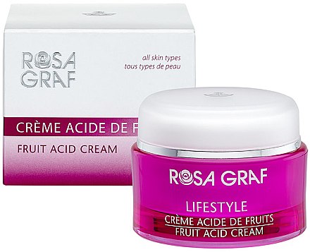 Крем для обличчя з фруктовими кислотами - Rosa Graf Lifestyle Fruit Acid Cream — фото N1