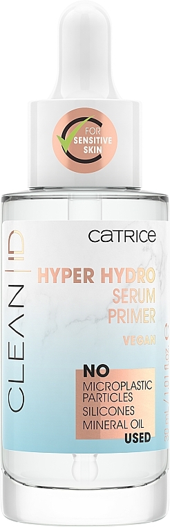 Увлажняющая базовая сыворотка - Catrice Clean ID Hyper Hydro Serum Primer — фото N1