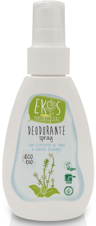 Дезодорант-спрей с мятой и тимьяном - Ekos Personal Care Deodorant Spray With Organic Thyme & Mint Oils — фото N1