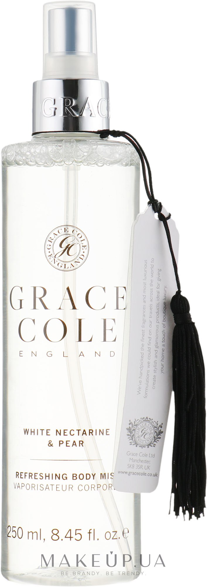 Спрей для тіла - Grace Cole White Nectarine & Pear Body Mist — фото 250ml