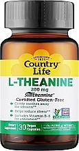 Парфумерія, косметика Амінокислота "L-Theanine 200 mg" у капсулах - Country Life L-Theanine