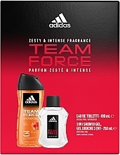 УЦЕНКА Adidas Team Force - Набор (edt/100ml + s/g/250ml) * — фото N3