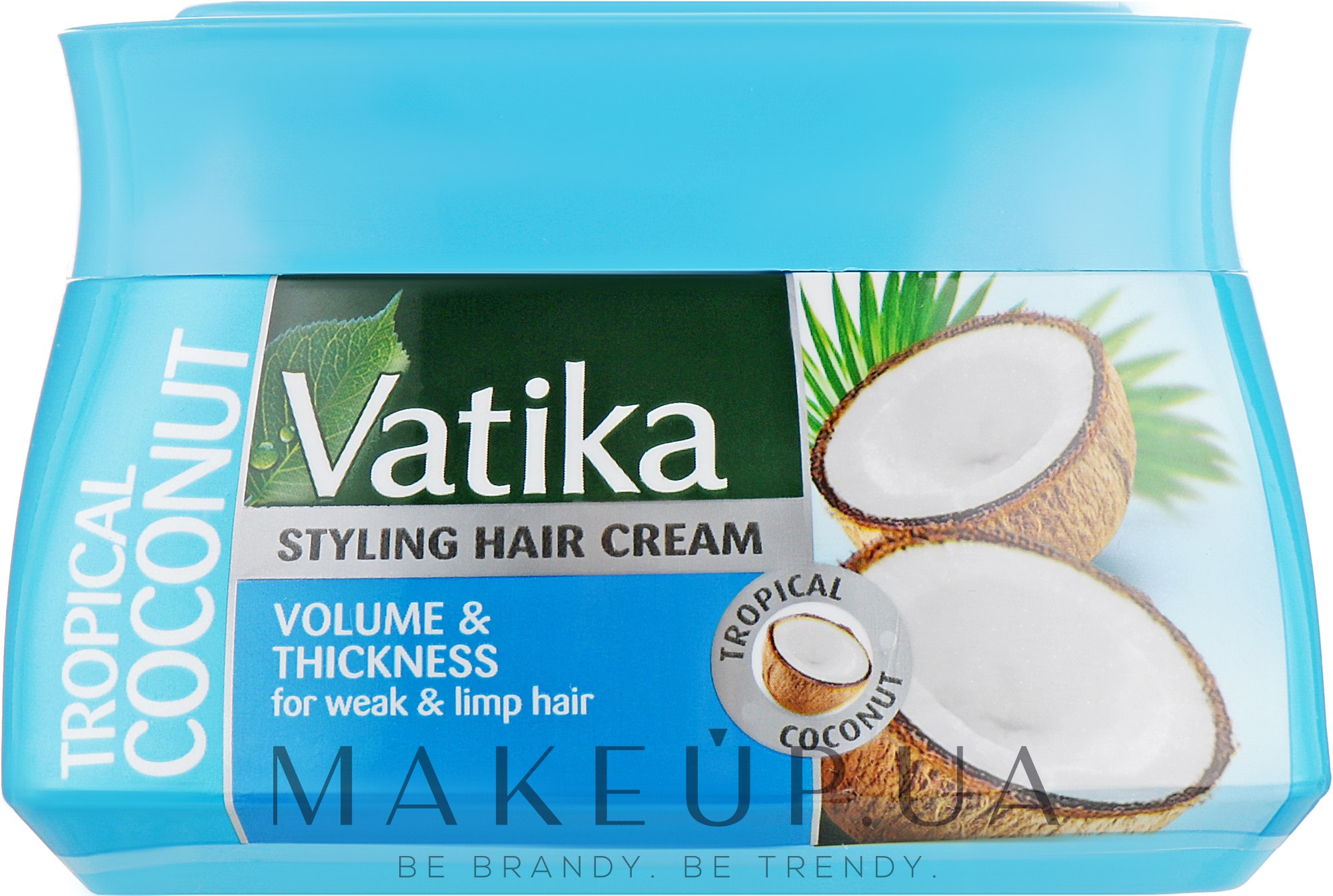 Крем для додання обсягу волоссю - Dabur Vatika Naturals Volume & Thickness — фото 140ml