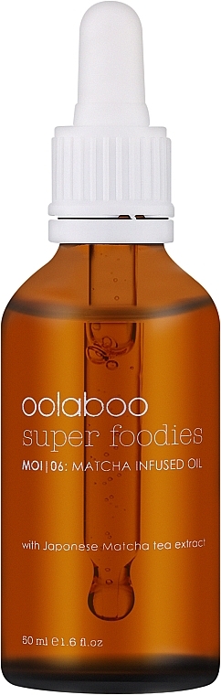 Живильна олія для волосся на основі матча - Oolaboo Super Foodies Matcha Infused Oil — фото N1