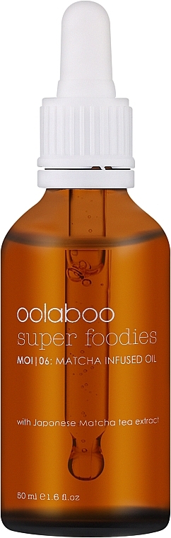 Питательное масло для волос на основе матчи - Oolaboo Super Foodies Matcha Infused Oil — фото N1