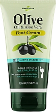 Парфумерія, косметика Крем для догляду за ногами "Алое вера" - Madis HerbOlive Foot Care Cream Aloe