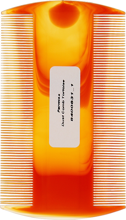 Гребень для волос двухсторонний - Sibel Dust Comb Tortoise — фото N1