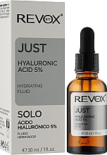 Сироватка для обличчя з гіалуроновою кислотою 5% - Revox B77 Just Hyaluronic Acid 5% — фото N2
