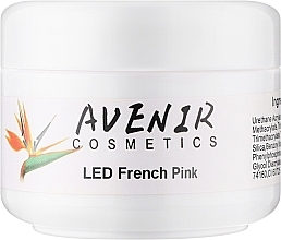 Однофазный гель для наращивания - Avenir Cosmetics LED French Pink — фото N2