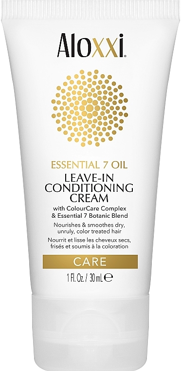 Незмивний живильний крем для волосся - Aloxxi Essealoxxi Essential 7 Oil Leave-In Conditioning Cream (міні)