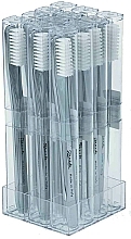 Набор зубных щеток средней жесткости NISP50/12, хром, 12 шт. - Janeke Chromium Toothbrush — фото N1