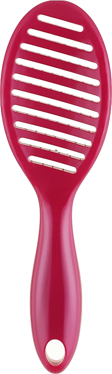 Овальна щітка для сушки та укладання волосся, 03201, рожева - Eurostil Vent Brush Curved — фото N2