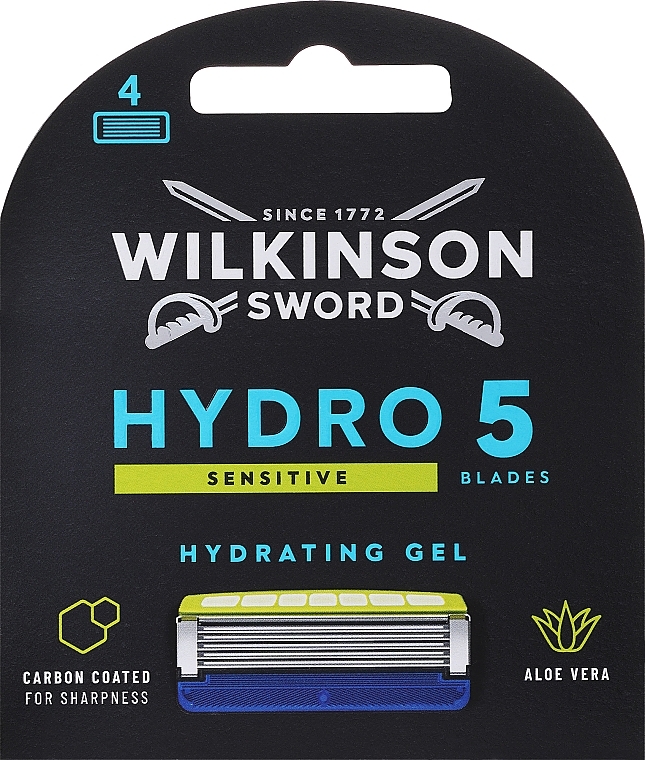 Сменные кассеты для бритья, 4шт - Wilkinson Sword Hydro 5 Sensitive