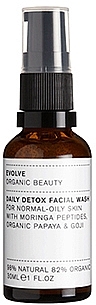 Детокс-пенка для жирной кожи лица - Evolve Beauty Daily Detox Facial Wash — фото N1