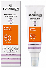 Духи, Парфюмерия, косметика Солнцезащитный крем для лица - Sophieskin Protector Facial Calm & Protect SPF50