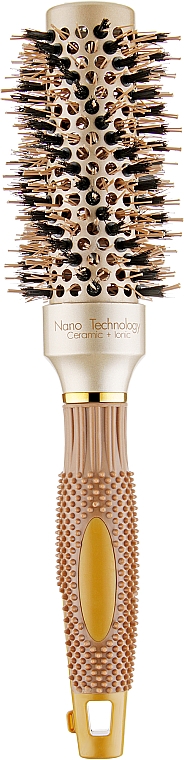 Брашинг для волосся Ceramic-Ionic, 32 мм, коричневий - Tico Professional — фото N1