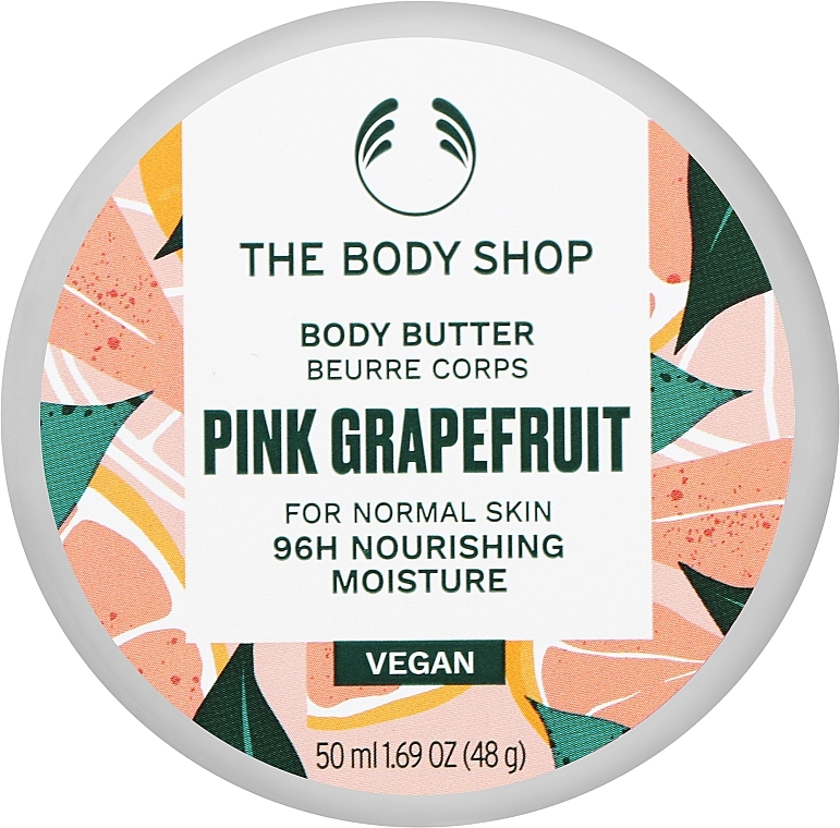 Масло для тіла "Рожевий грейпфрут" - The Body Shop Pink Grapefruit 96H Nourishing Moisture Body Butter — фото N1