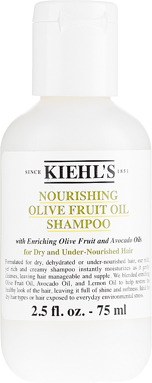 Живильний шампунь з олією оливи - Kiehl`s Olive Fruit Oil Nourishing Shampoo — фото N1