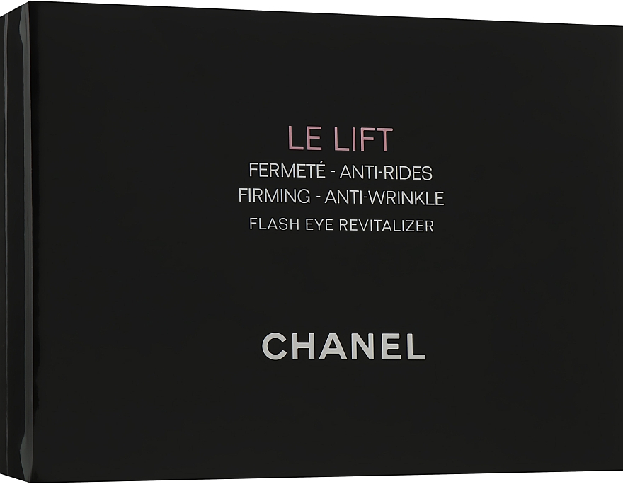 Набор "Двойное действие для контура глаз" - Chanel Le Lift Anti-Wrinkle Flash Eye Revitalizer (eye/ser/5 ml + eye/patch/10x2 pcs) — фото N1