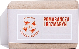 Натуральное мыло "Апельсин и розмарин" - Cztery Szpaki Orange & Rosemary Soap — фото N1