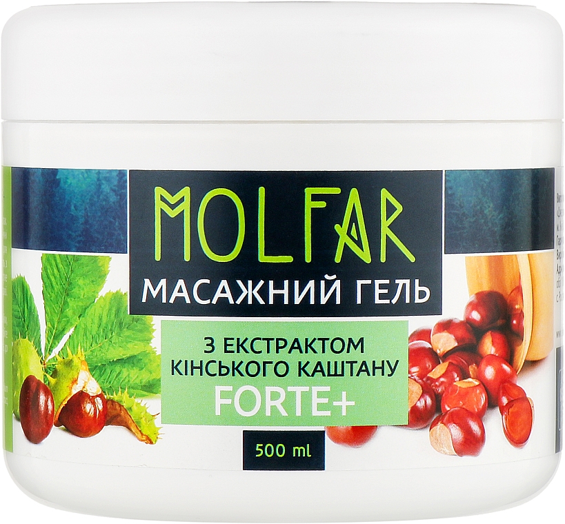 Массажный гель с экстрактом конского каштан Forte+ - J'erelia Molfar