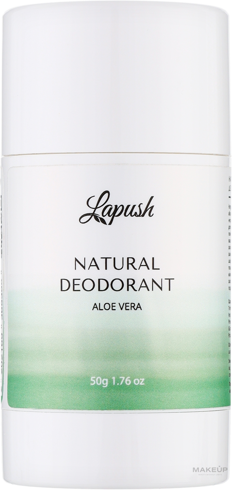 Натуральний парфумований дезодорант з алое вера - Lapush Aloe Vera Natural Deodorant — фото 50g