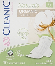 Прокладки дневные с органическим хлопком, 10 шт - Cleanic Naturals Organic Cotton Day — фото N1