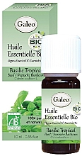 Органічна ефірна олія базиліку тропічного - Galeo Organic Essential Oil Basilic Tropical — фото N1