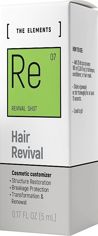 Комплекс для відновлення пошкодженого волосся - Pharma Group Laboratories The Elements Hair Revival — фото N2