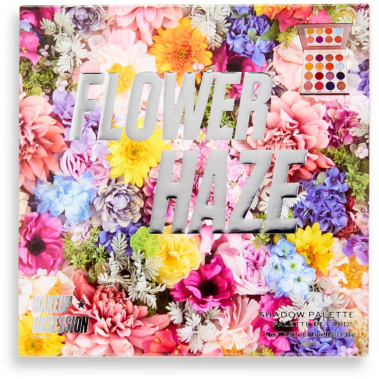 Палетка тіней - Makeup Obsession Flower Haze Eyeshadow Palette — фото N5