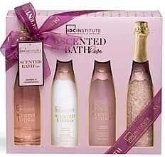 Парфумерія, косметика Набір - IDC Institute Scented Bath Rose Champagne Set (bath/salt/300g + foam/250ml + b/lot/250ml + sh/gel/250ml)