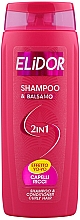 Шампунь-кондиціонер для кучерявого волосся - Elidor Shampoo & Conditioner Curly Hair — фото N1
