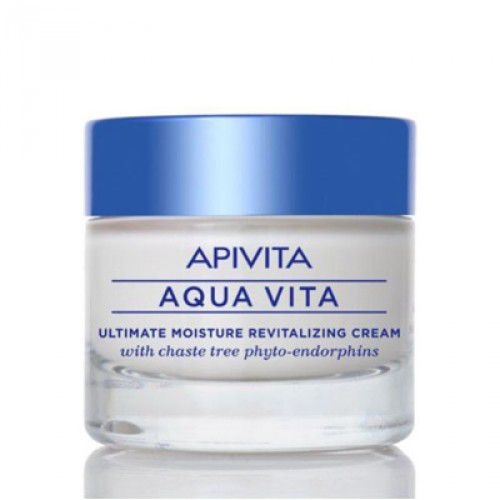 Увлажняющий крем для очень сухой кожи с фитоэндорфинами - Apivita Aqua Vita Ultimate Moisture Cream