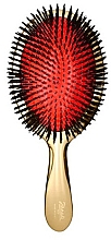 Духи, Парфюмерия, косметика Расческа для волос с натуральной щетиной средняя, AUSP22SF, золотая - Janeke Gold Hairbrush