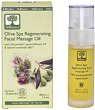 Парфумерія, косметика Масажна олія для обличчя - Bioselect Olive Spa Regenerating Facial Massage Oil