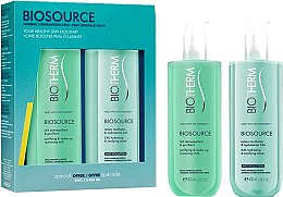 Духи, Парфюмерия, косметика Набор - Biotherm Duo Biosource Piel Normal-Mixta (lot/400ml + milk/400ml)