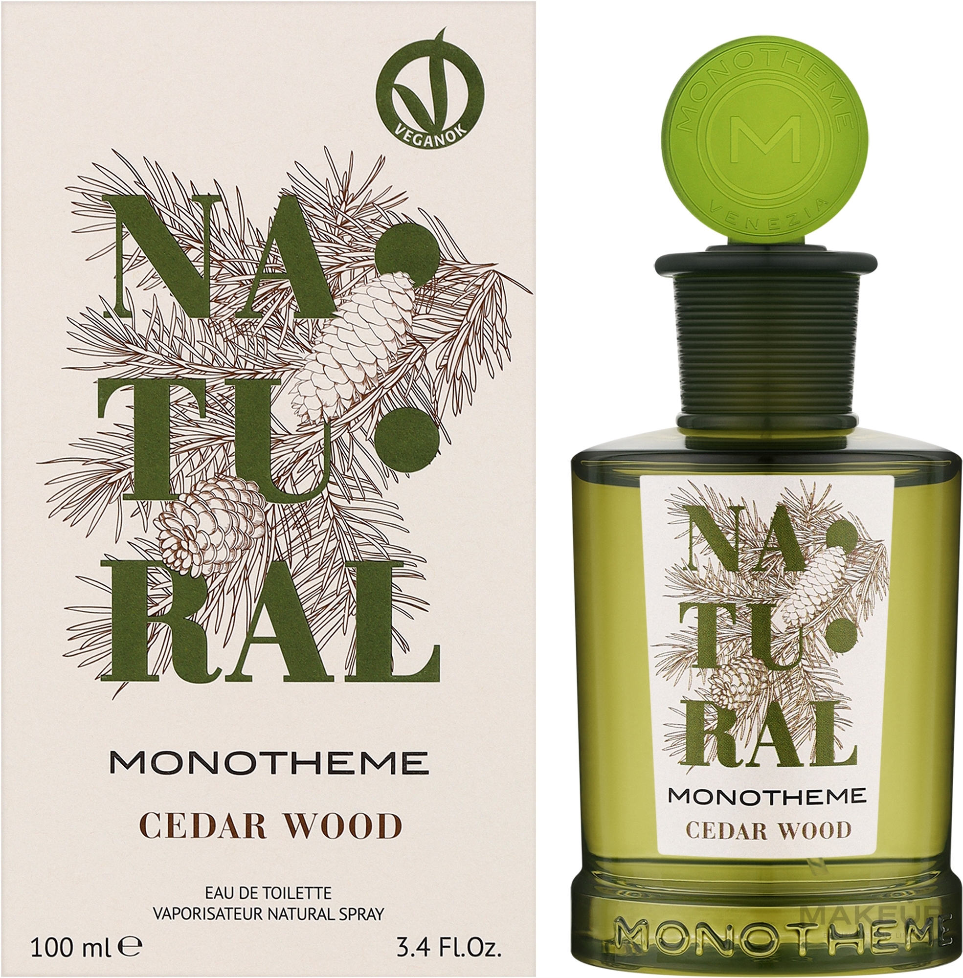 Monotheme Fine Fragrances Venezia Cedar Wood - Туалетна вода — фото 100ml