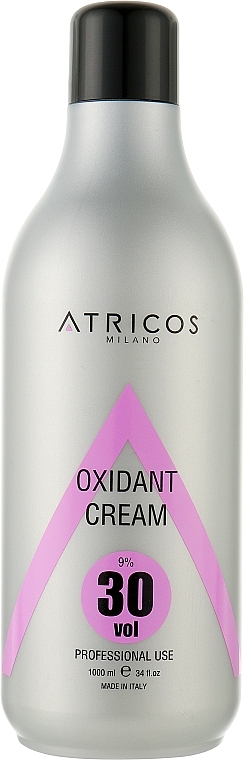 Оксидант-крем для окрашивания и осветления прядей - Atricos Oxidant Cream 30 Vol 9% — фото N3