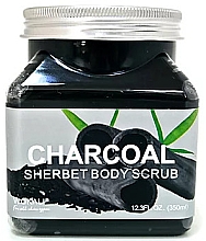 Парфумерія, косметика Скраб для тіла "Вугілля" - Wokali Sherbet Body Scrub Charcoal
