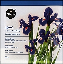 Aroma Home Basic Iris With A White Rose - Ароматическое саше — фото N1