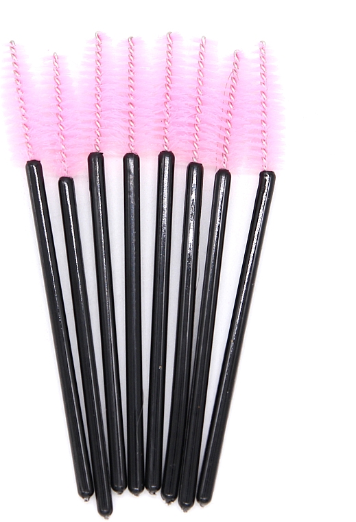 Набор щеточек для ресниц, PF-103, черно-розовые - Puffic Fashion — фото N1