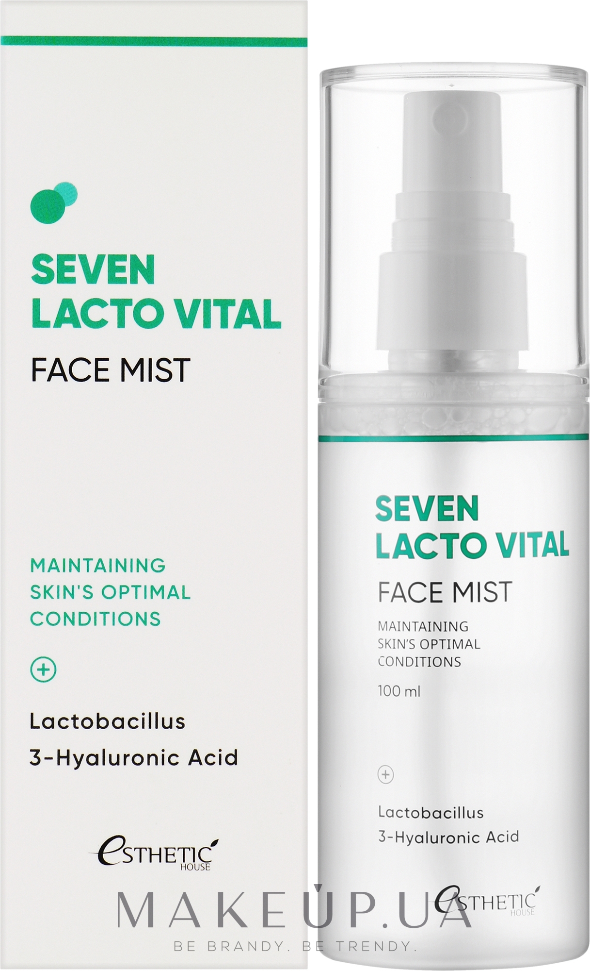 Міст для обличчя з лактобактеріями - Esthetic House Seven Lacto Vital Face Mist — фото 100ml