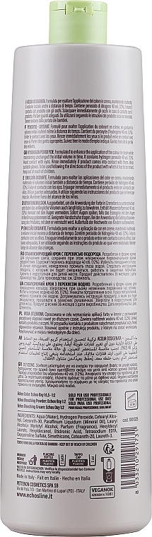Крем-окислювач - Echosline Hydrogen Peroxide Stabilized Cream 40 vol (12%) — фото N4