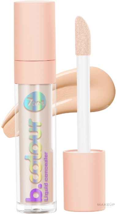 Рідкий консилер - 7 Days B.Colour Liquid Concealer — фото 01 - Light